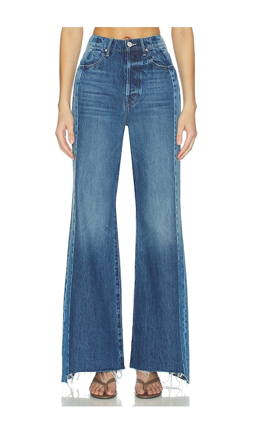 MOTHER The Tux Sidestepper Sneak Fray Jeans