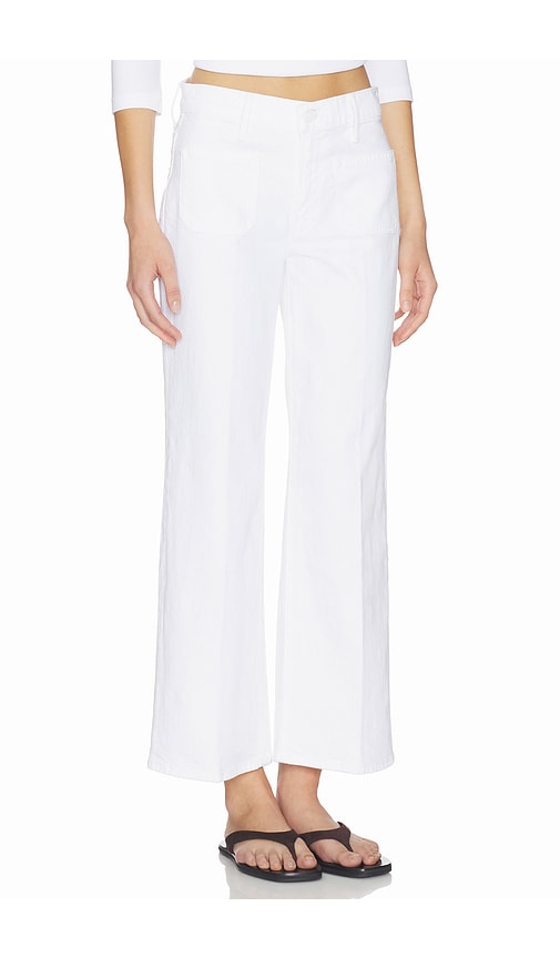  Mother The Patch Pocket Mid Rise Maven Ankle Jeans In Ivory. Taglia 24. Also In 25, 26, 27, 28, 29, 30, 31, 33, 34. 