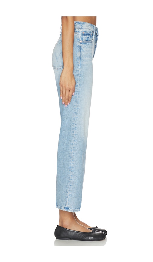  Mother The Rambler Zip Flood Jeans In Blue. Size 23. Also In 24, 25, 26, 27, 28, 29, 30, 31, 32, 33, 34. 