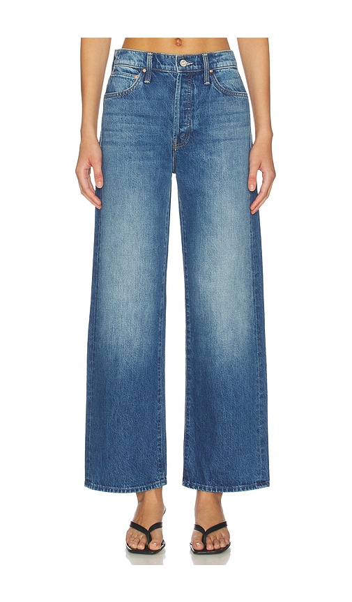 MOTHER The Dodger Button Flood Jeans