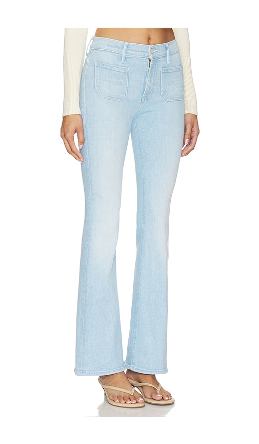  Mother Patch Pocket Weekend Jeans In Blue. Taglia 23. Also In 24, 25, 26, 27, 28, 29, 30, 31, 32, 33, 34. 