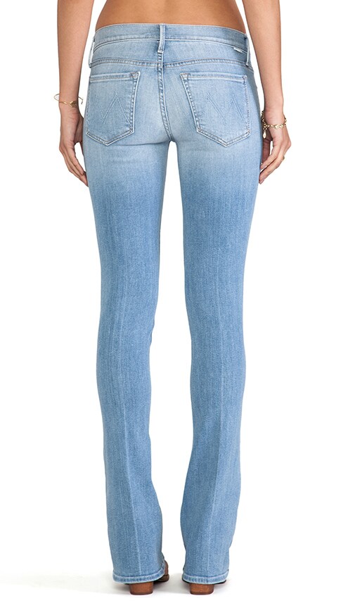 mother runaway skinny flare jeans