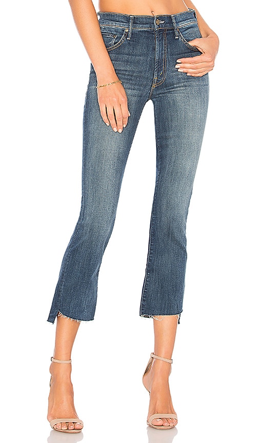 the insider crop step fray jeans