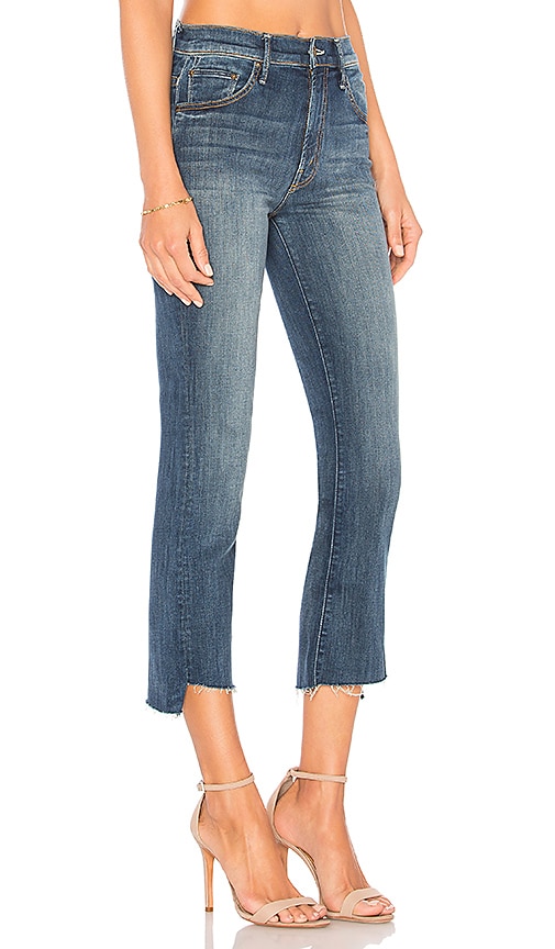 MOTHER Insider Crop Step Fray Jeans In Not Rough Enough | ModeSens