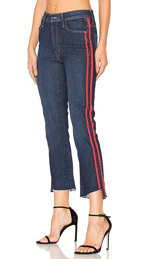 MOTHER Insider Crop Step Fray in Speed Racer | REVOLVE