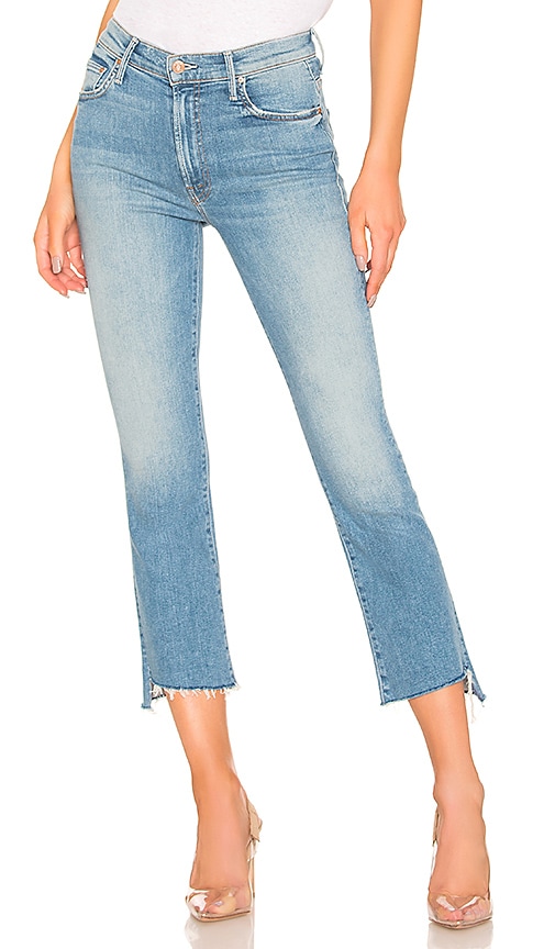 the insider crop step fray jeans