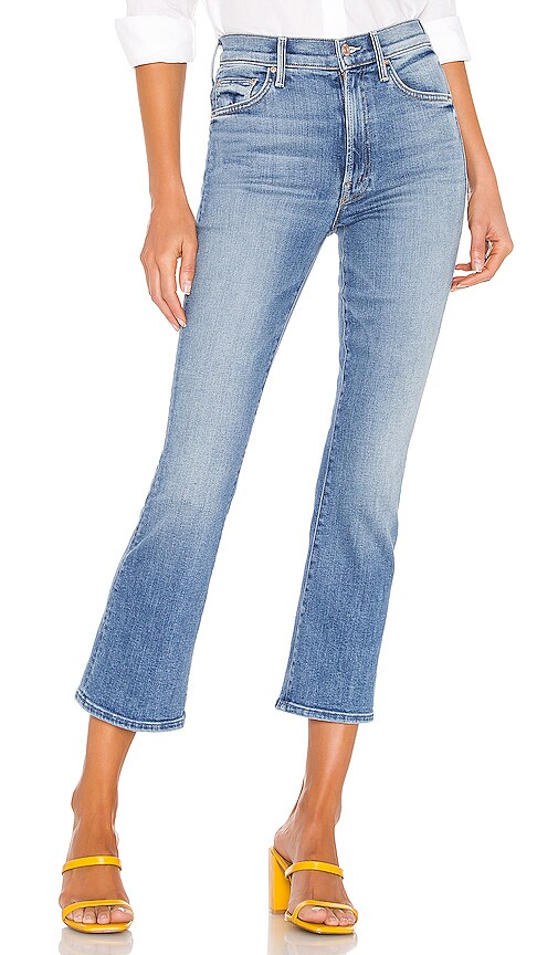 mother insider crop jeans