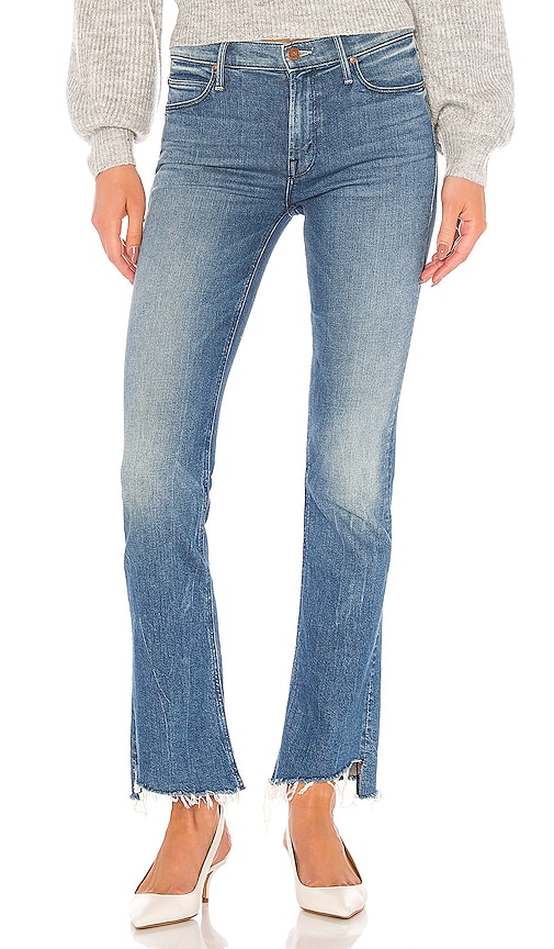 MOTHER The Runaway Step Fray flared jeans