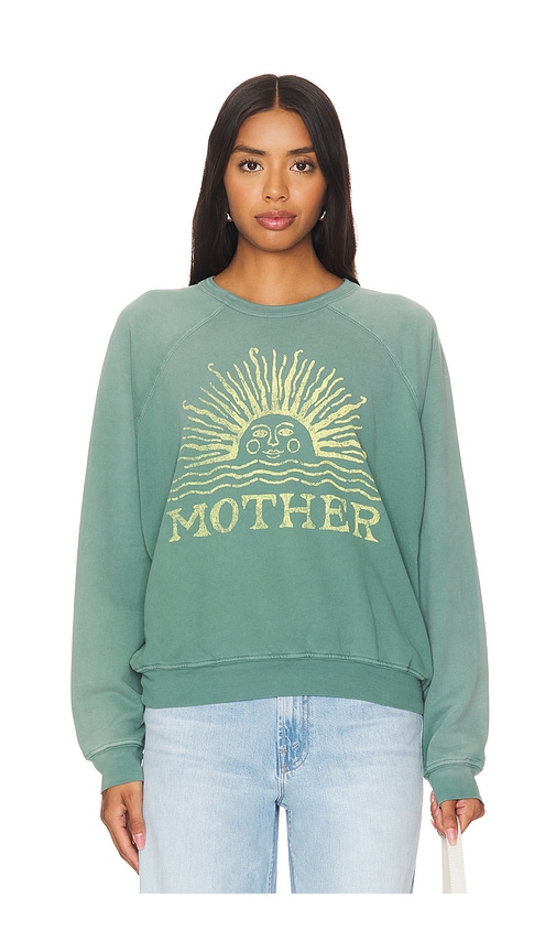 Shop Mother The Biggie Concert Sweatshirt In Green