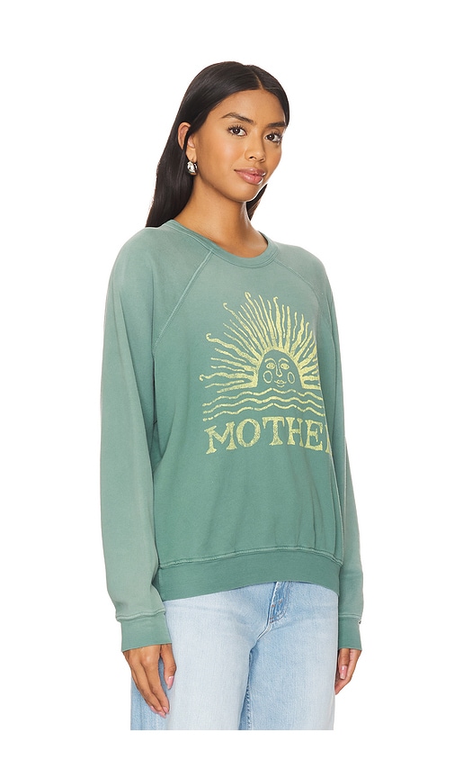 Shop Mother The Biggie Concert Sweatshirt In Green