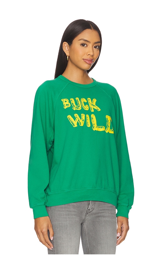 Mother The Biggie Concert Crewneck In Green