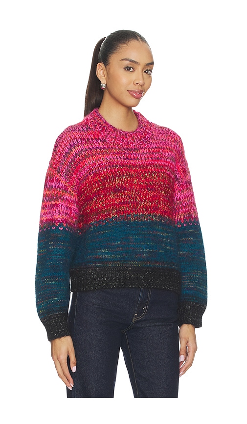Mother The Crop Pullover In Multi