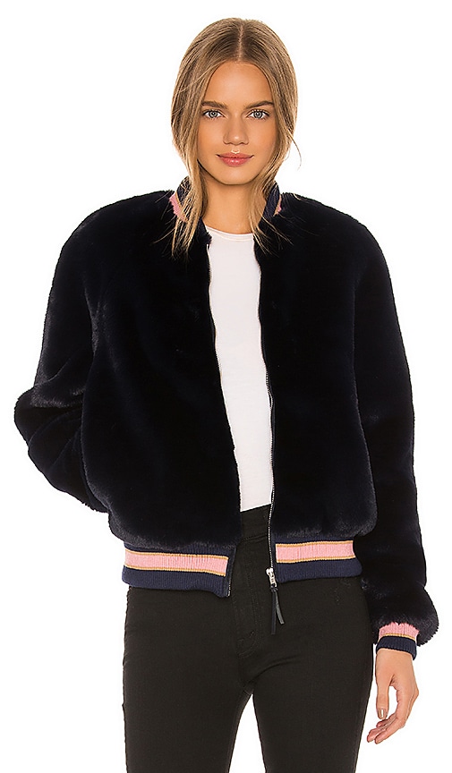 Mother faux fur bomber hotsell