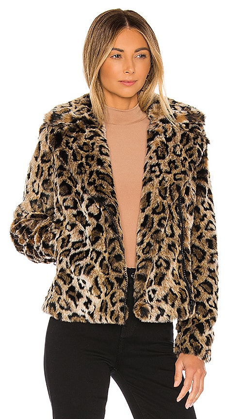 The Mini Pocket Rider Faux Fur Jacket