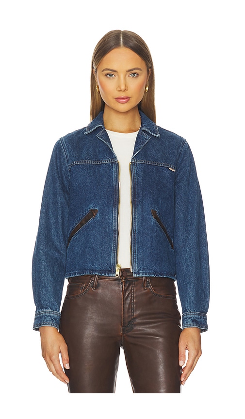 Mother The Steer Clear Jacket In Blue