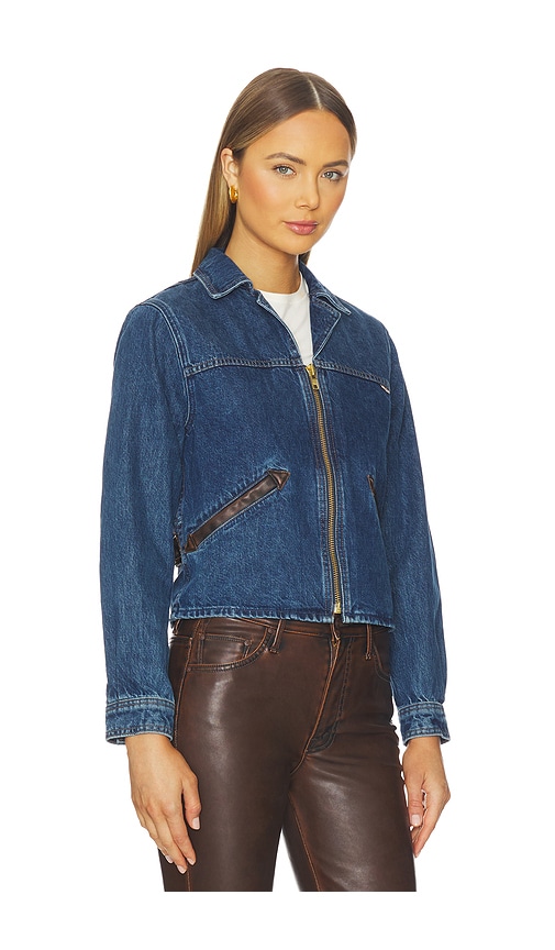 Mother The Steer Clear Jacket In Blue