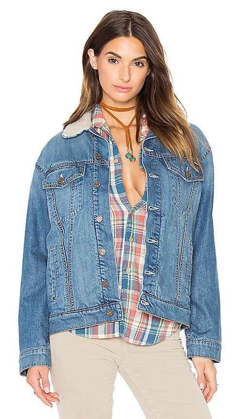 mother denim sherpa jacket