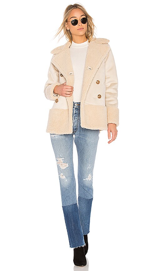 mother denim sherpa jacket