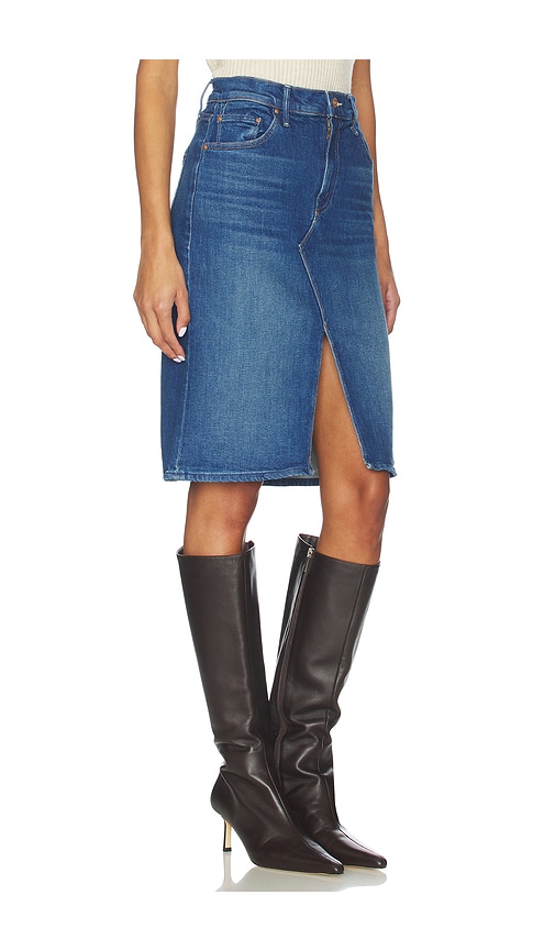 Mother The Ditcher Midi Skirt In Red