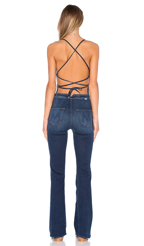 mother tie back jumpsuit