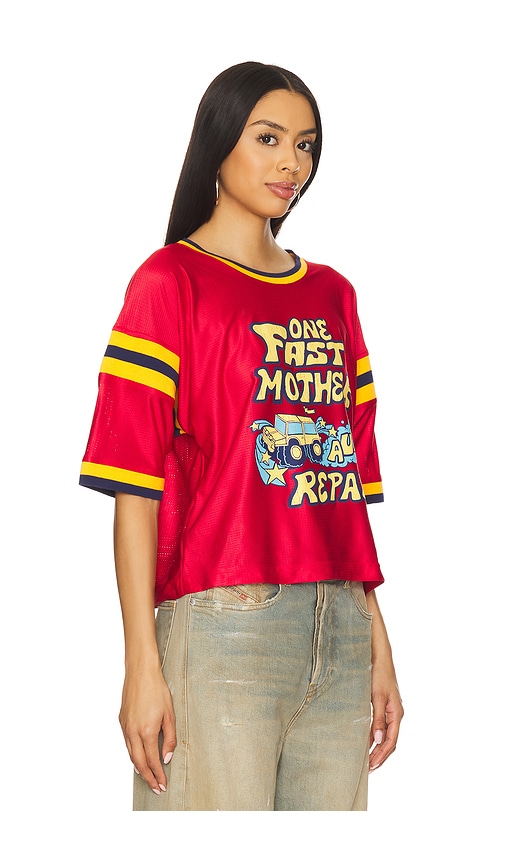 Shop Mother The Fast Fred Footballer In Red