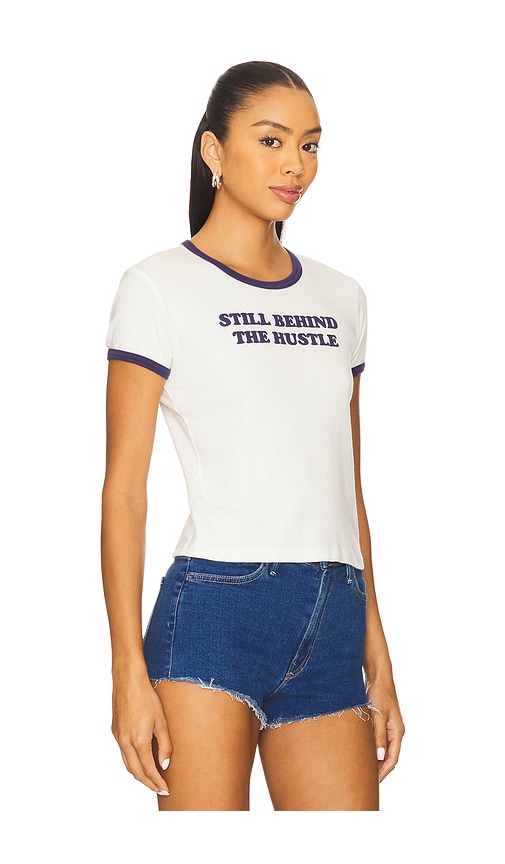 Mother The Itty Bitty Ringer Tee In Multi