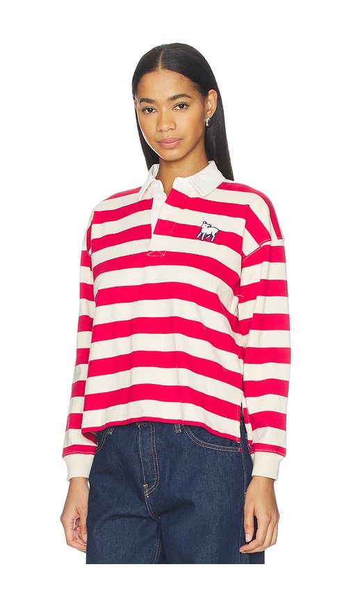Mother The Boxy Rugby Pullover In Multi