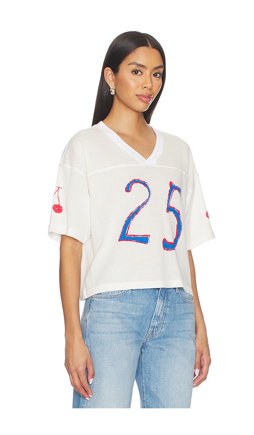  Mother T-shirt Mit Motiv Airball In Ivory. Größe Xs. Also In S, M. 