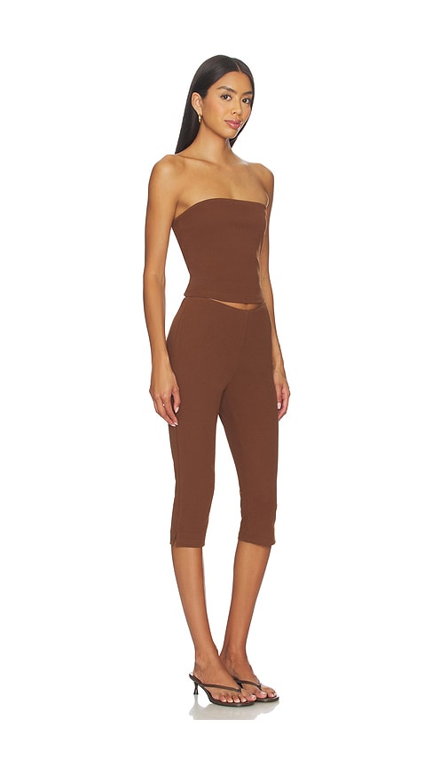 More To Come Siara Capri Set In Brown