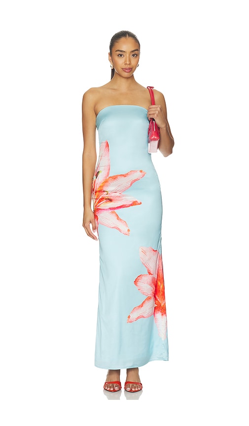 MORE TO COME Lyza Strapless Maxi Dress