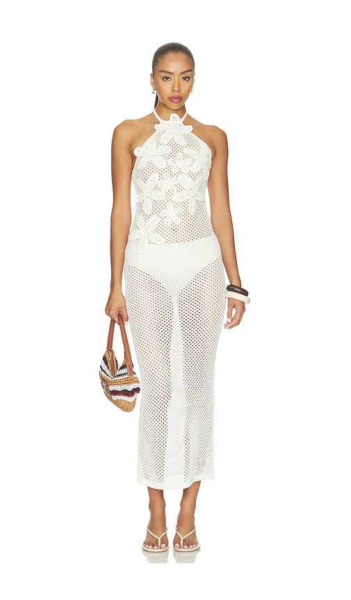 MORE TO COME Rooney Crochet Maxi Dress