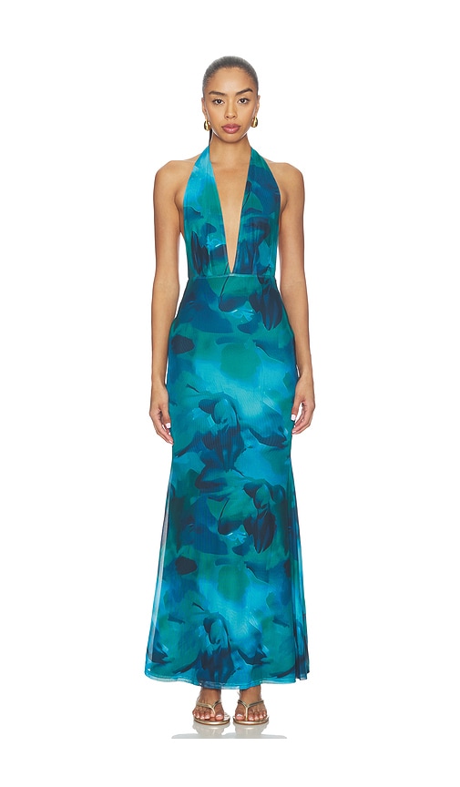 MORE TO COME Lailah Halter Maxi Dress