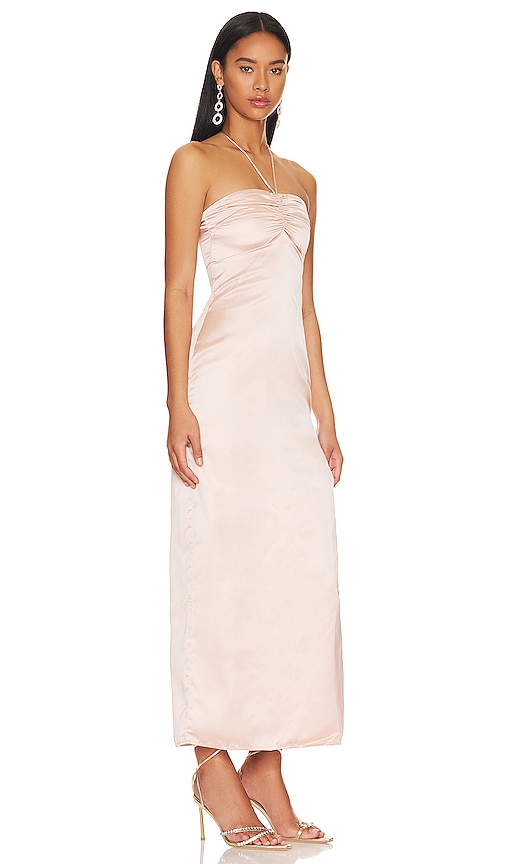 Shop More To Come Giovana Maxi Dress In Champagne