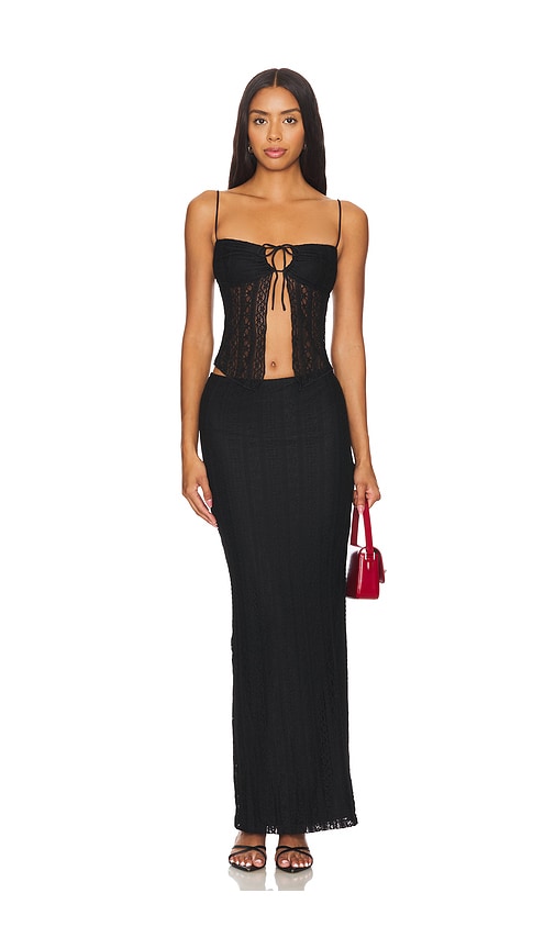 Shop More To Come Lali Maxi Skirt Set In Ë¸ë