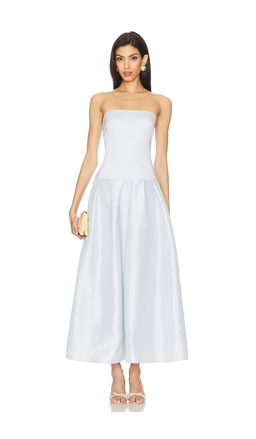 Cambria Strapless Dress in Blue. - size XS (also in L, M, S, XL, XXS)