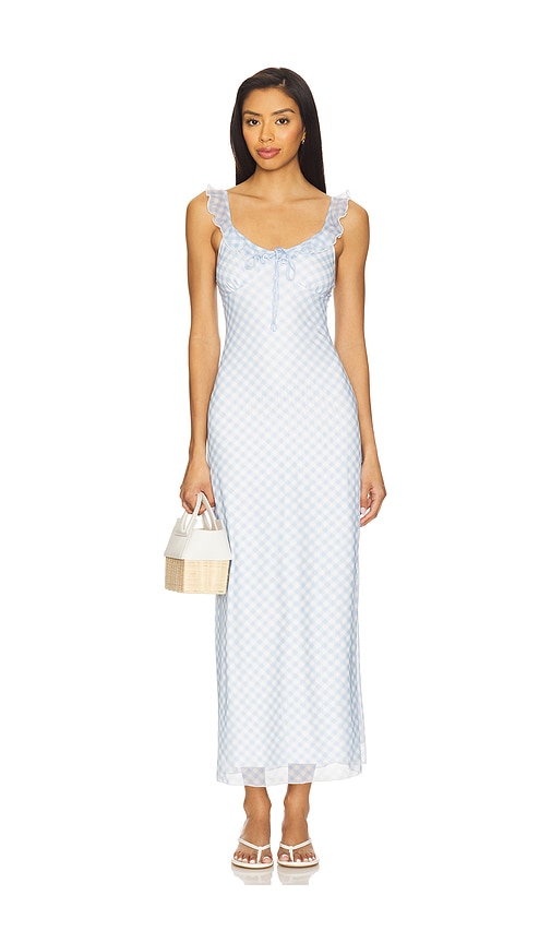 Brylie Maxi Dress in Blue. - size XL (also in L, M, S)