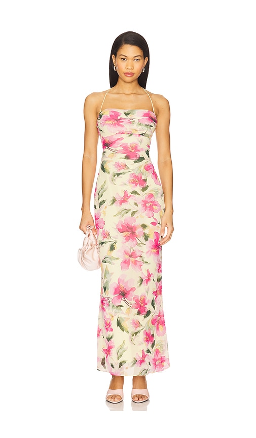 Gabriela Maxi Dress in Yellow. - size XXS (also in L, M, S, XL, XS)
