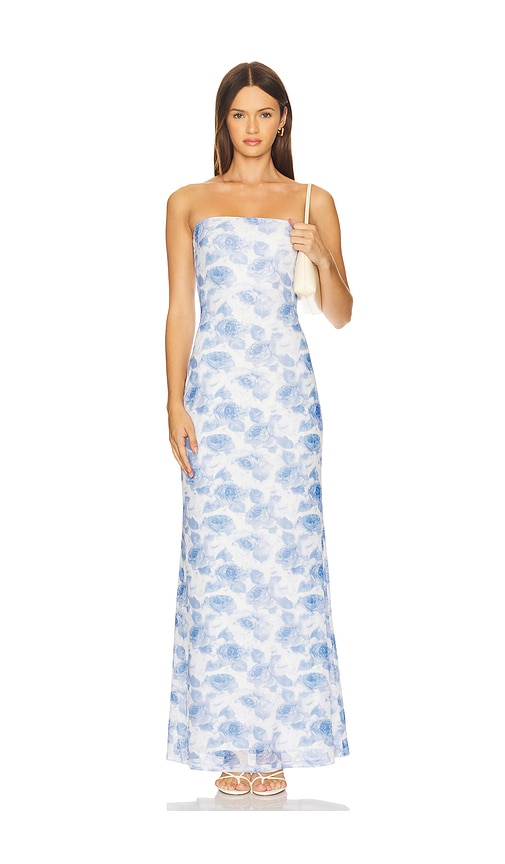 More To Come Laci Maxi Dress In Blue
