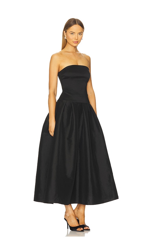 More To Come Cambria Strapless Dress In Black