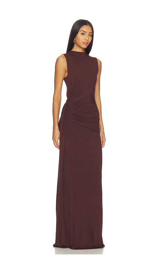 More To Come Stacie Maxi Dress In Brown