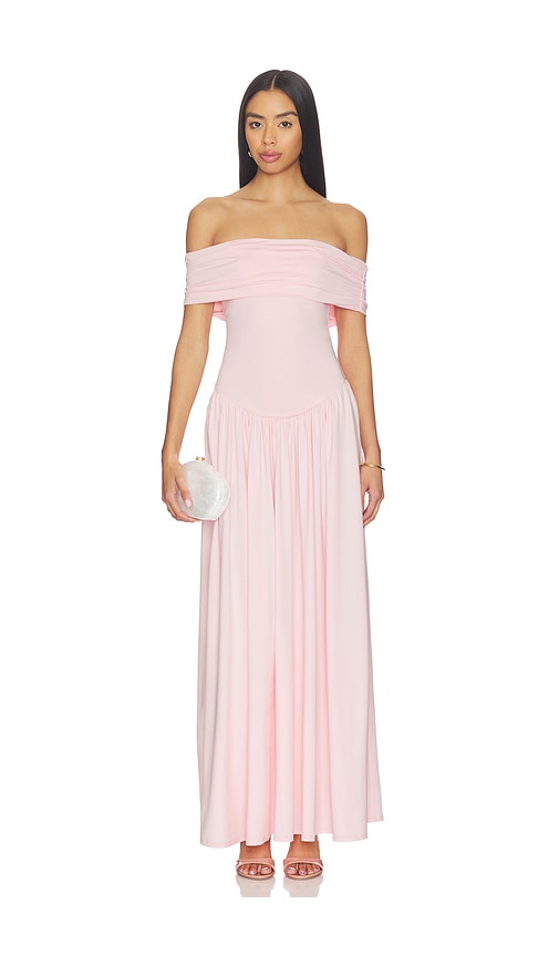 strapless open back dress A-Line Off Shoulder Satin Tea Length Pink Prom Dress, Pink Formal Dress US 12 / Custom Color