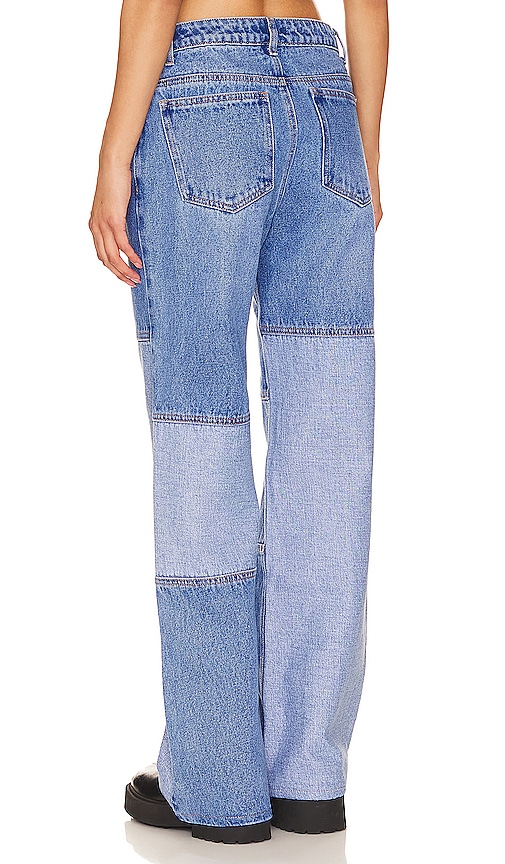  More To Come Aluna Wide Leg Jeans In Blue. Size S. Also In M. 
