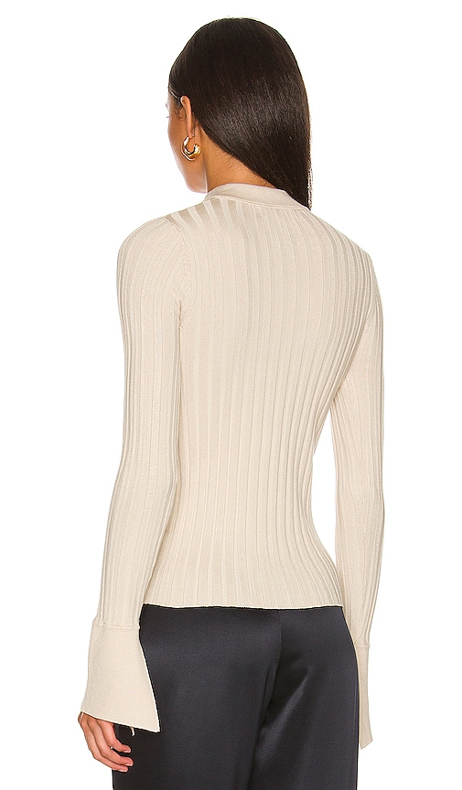  More To Come Sweater Mit Knopfverschluss Vorn Brandy In Beige. Größe M. Also In S, Xs, L. 