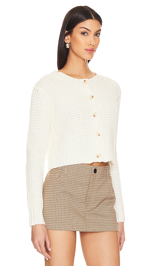 Shop More To Come Alfie Cardigan In Ivory