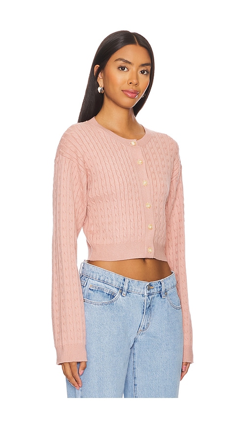 Shop More To Come Padme Cardigan In Pink