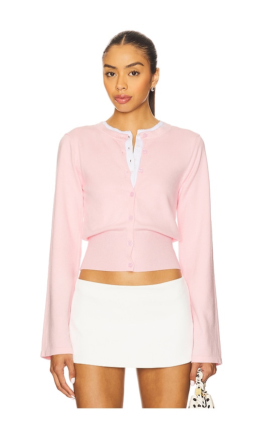 More To Come Lindsey Cardigan In Pink