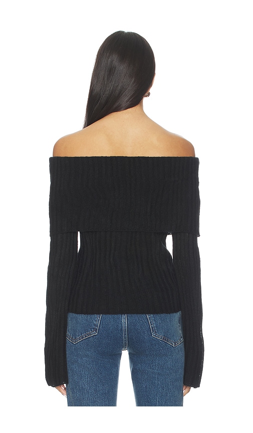  More To Come Ingrid Off Shoulder Sweater In Black. Size S. Also In Xs, M, L. 