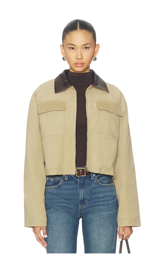MORE TO COME BLOUSON LAURA en Beige Taille XS Also en XXS XL 111 €