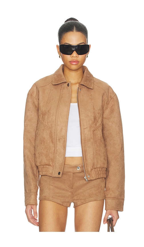 MORE TO COME Graysen Faux Suede Jacket