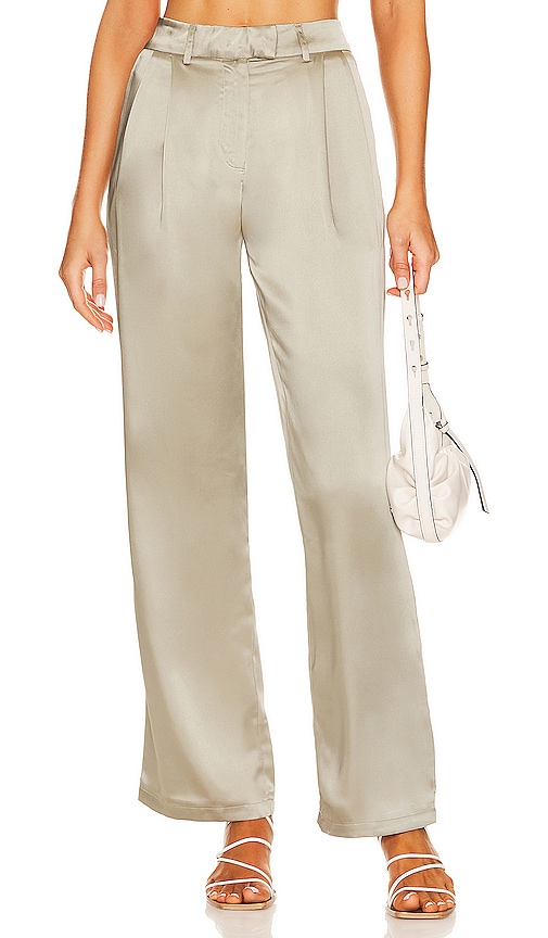 More To Come Helena Trouser In Sage